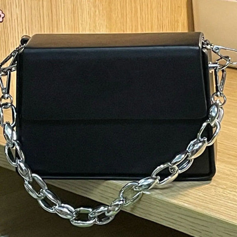Chain Leather Crossbody Shoulder Bag eprolo