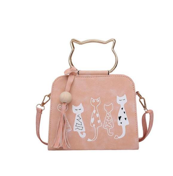 Cartoon Four Cats Crossbody Bag eprolo