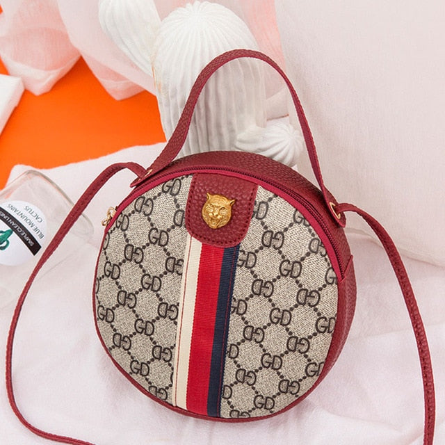 Tiger Head PU Leather Crossbody Bag eprolo