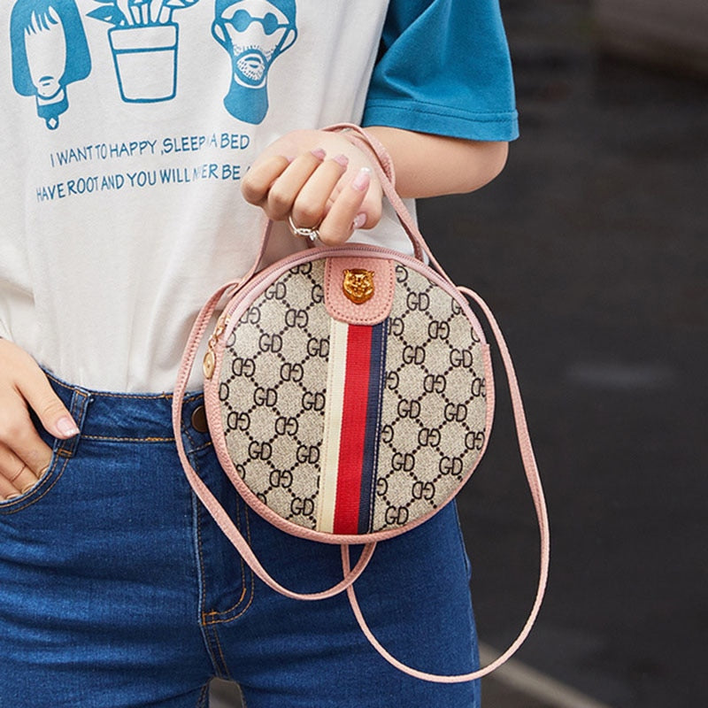 Tiger Head PU Leather Crossbody Bag eprolo