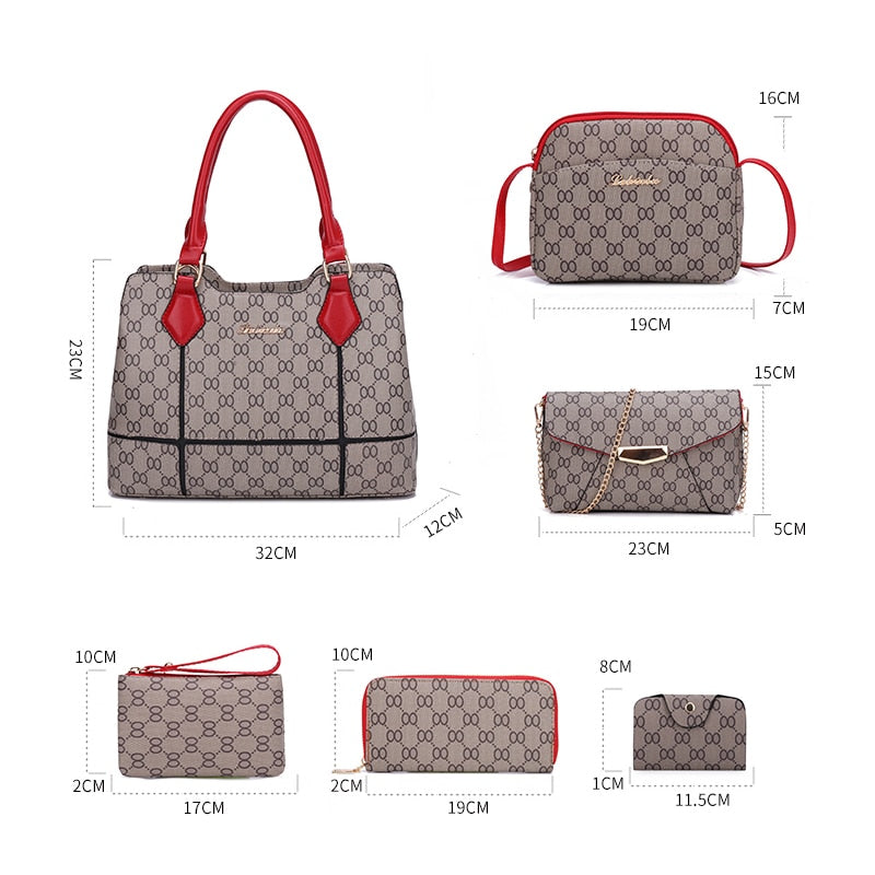 PU Leather Retro 6-Piece Set eprolo