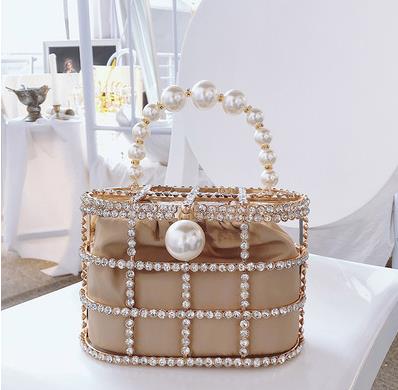 Leopard Zebra Pattern Diamonds Basket Evening Clutch Bags Women Luxury Purses Preal Beaded Metallic Handbags Ladies Wedding Bag eprolo
