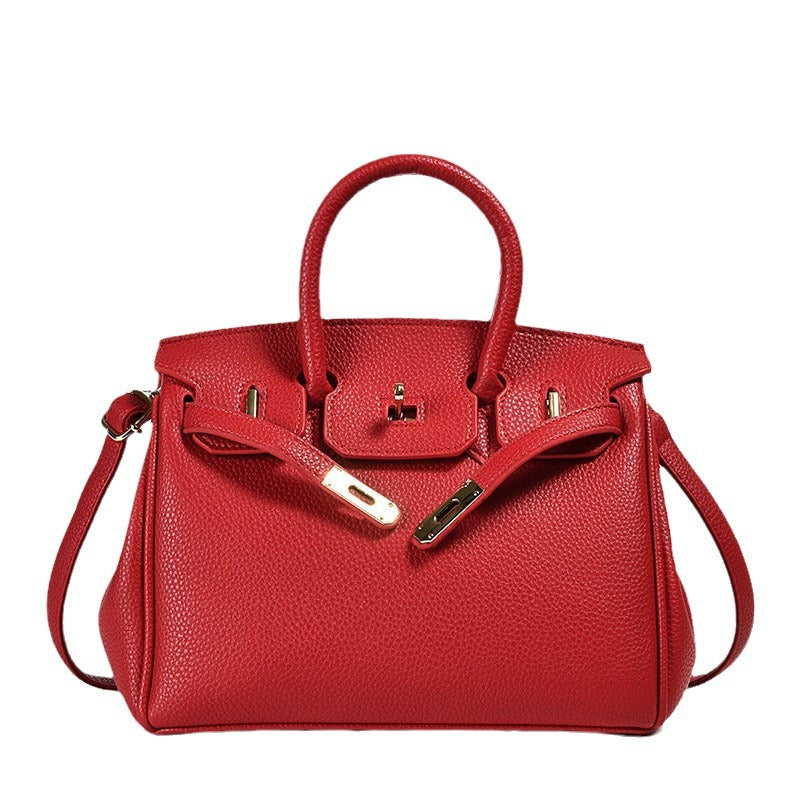 Vegan PU Leather Top Handle Tote eprolo