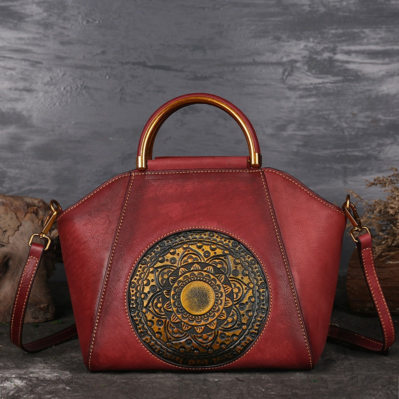 Genuine Leather Retro Shoulder Messenger Bag eprolo