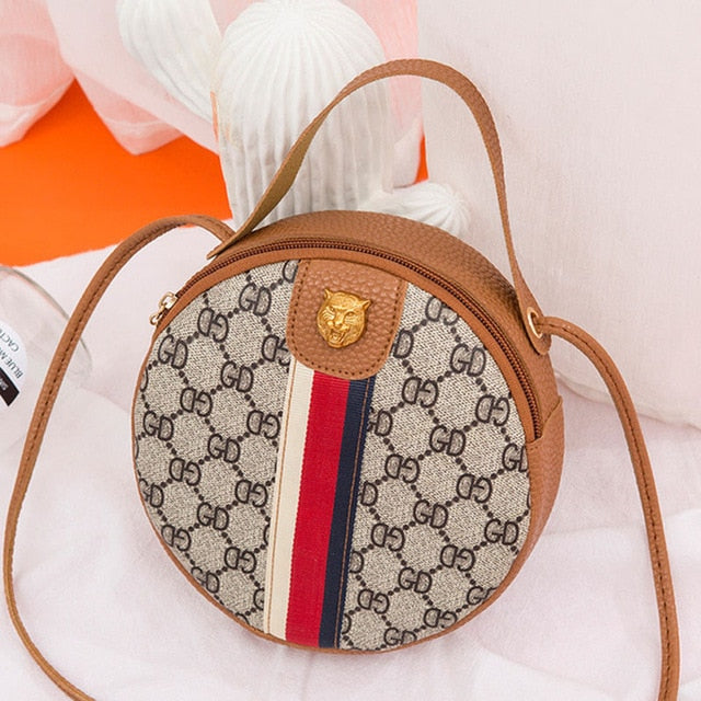 Tiger Head PU Leather Crossbody Bag eprolo