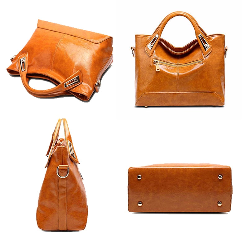 Oil Wax Leather Designer Shoulder Bag eprolo