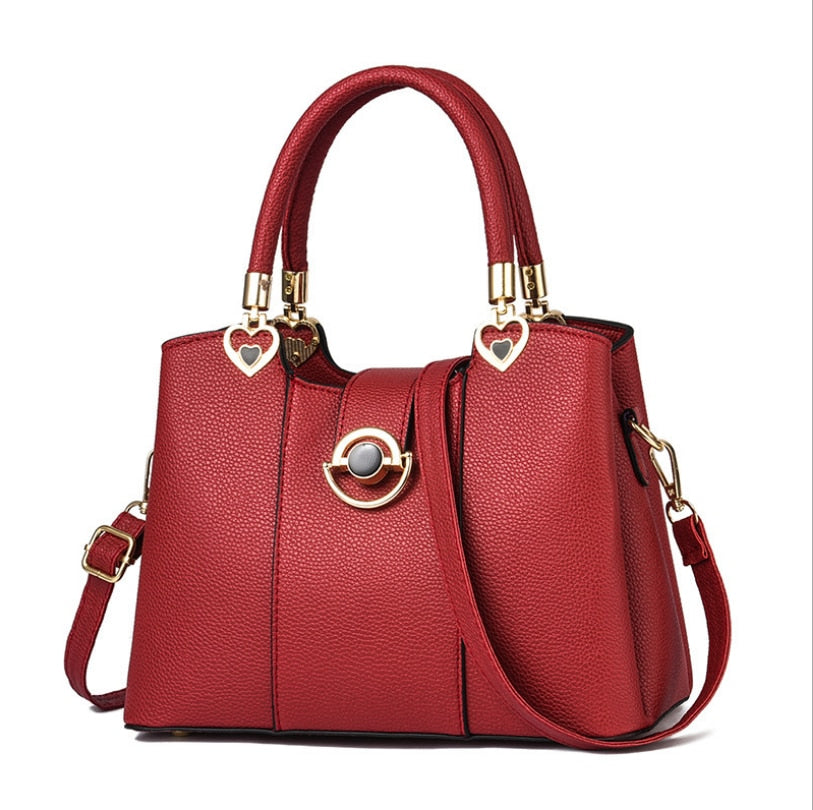 Western Style Solid Color Fashion Womens Handbags New High Quality Leather Women's Handbags Soft Leather Shoulder Messenger Bag eprolo