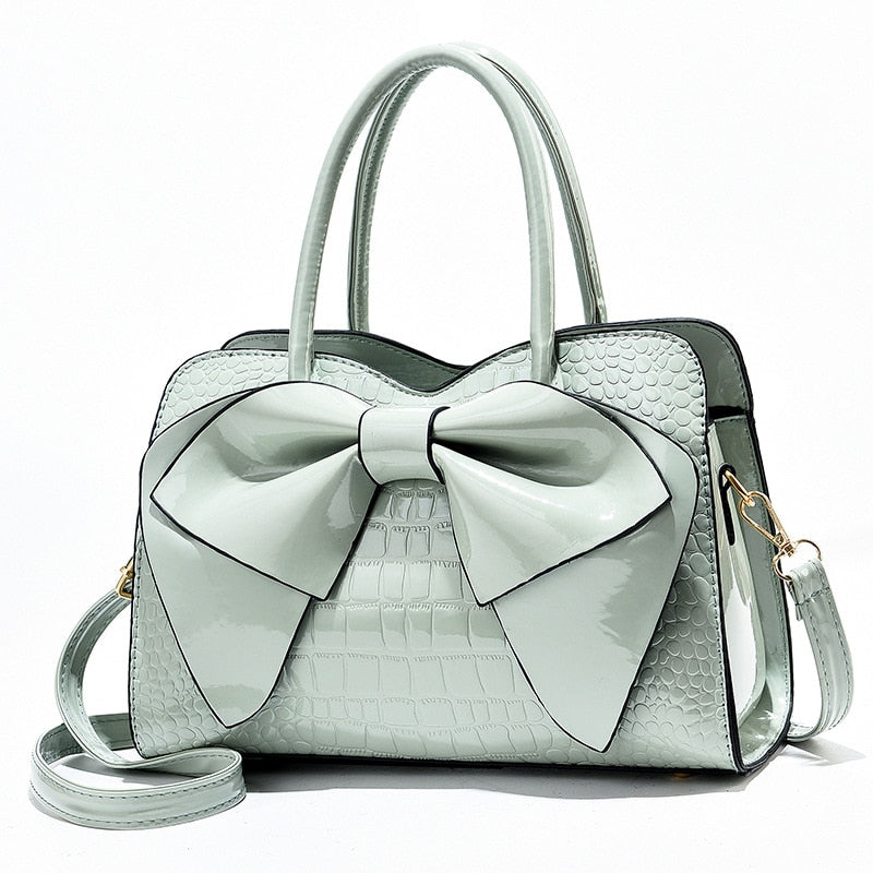 Embroidered Tassel PU Leather Tote Bag eprolo