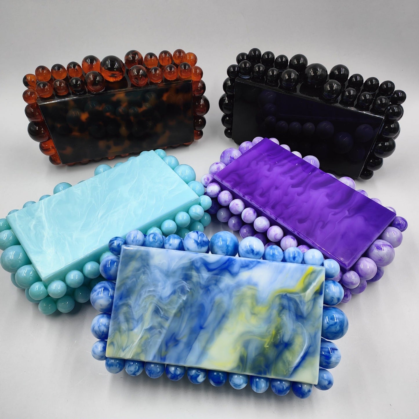 Clear Acrylic Box Evening Clutch eprolo
