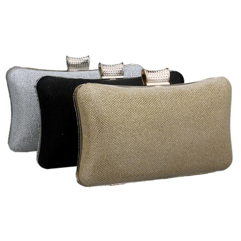 Acrylic Diamond Chain Evening Clutch eprolo