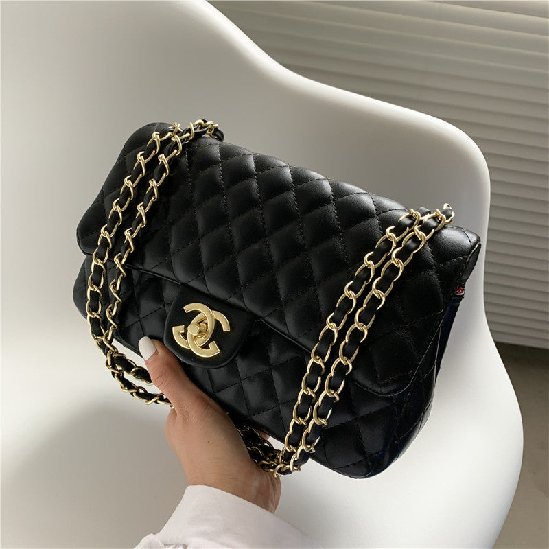 Cross-Border Bags New Women's Bags Wholesale 2025 European And American Fashion Single Shoulder Crossbody Bag Versatile Quilted Chain Bag