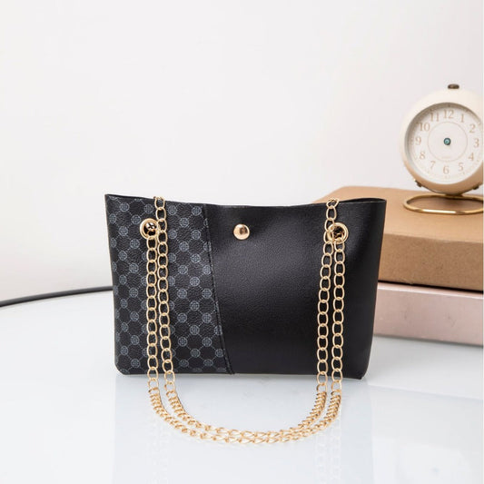 Women's bags 2024 autumn and winter new European and American fashion print bags simple shopping bags shoulder messenger bags handbags Classy’s