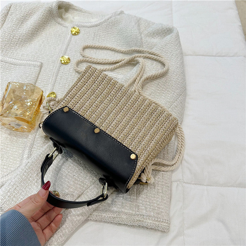 Rattan Woven Crossbody Straw Bag Classy’s