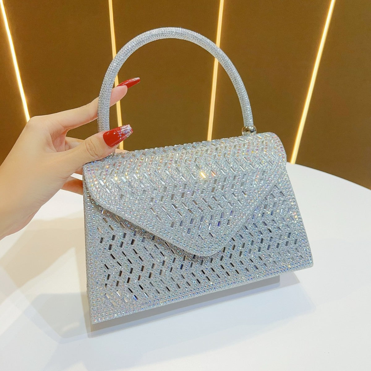 Rhinestone Evening Princess Bag Classy’s