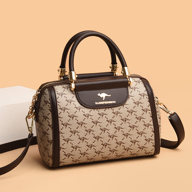 Bags women's bags new 2024 shoulder bags fashion printed handbags women Boston bags women's European and American one piece dropshipping Classy’s