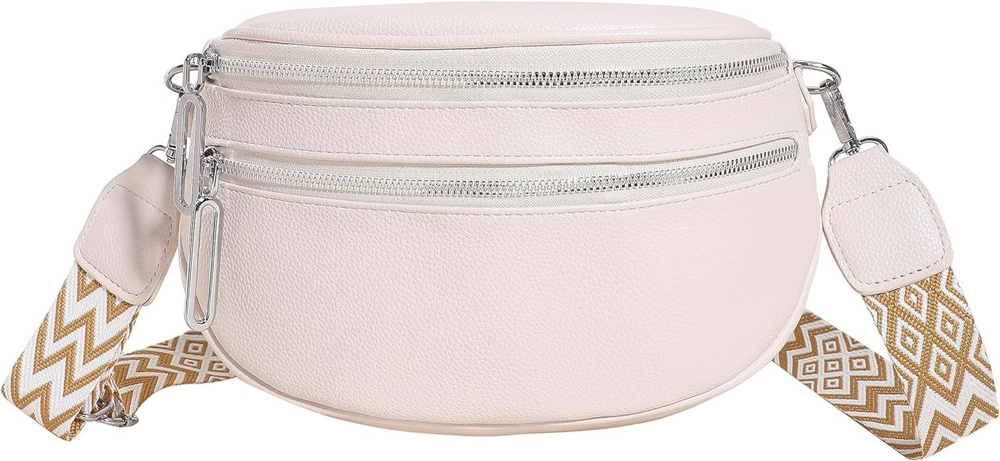 Wide Strap Modern Crossbody Bag Classy’s