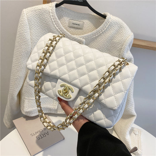 Cross-Border Bags New Women's Bags Wholesale 2025 European And American Fashion Single Shoulder Crossbody Bag Versatile Quilted Chain Bag