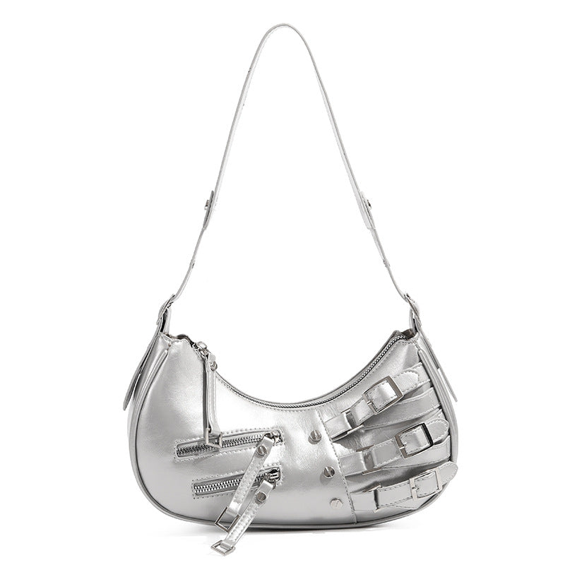 Niche design American retro hottie colorful 2024 new bags for women leather underarm bags shoulder handbags Classy’s