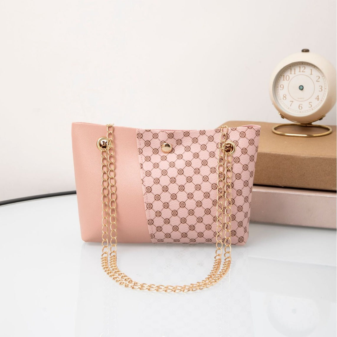 Women's bags 2024 autumn and winter new European and American fashion print bags simple shopping bags shoulder messenger bags handbags Classy’s