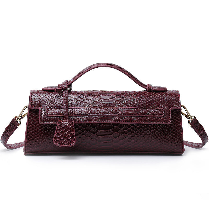 Cross-border hot-selling 2025 new handbags for women Middle East popular snake pattern shoulder bag versatile ladies messenger bag Classy’s