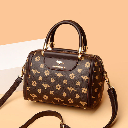 Bags women's bags new 2024 shoulder bags fashion printed handbags women Boston bags women's European and American one piece dropshipping Classy’s
