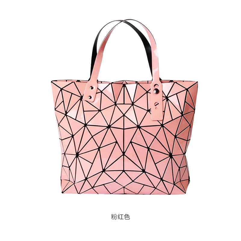 Geometric PU Large Tote Classy’s