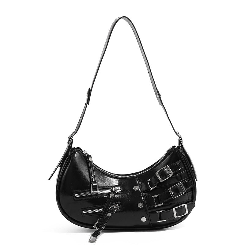 Niche design American retro hottie colorful 2024 new bags for women leather underarm bags shoulder handbags Classy’s