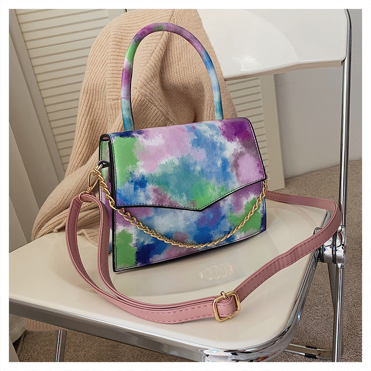 Cross-border handbags 2020 new European and American retro portable small square bag ins popular fashion chain shoulder diagonal bag Classy’s