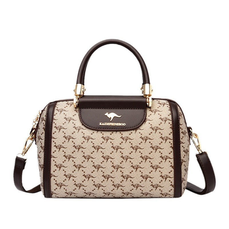 Bags women's bags new 2024 shoulder bags fashion printed handbags women Boston bags women's European and American one piece dropshipping Classy’s