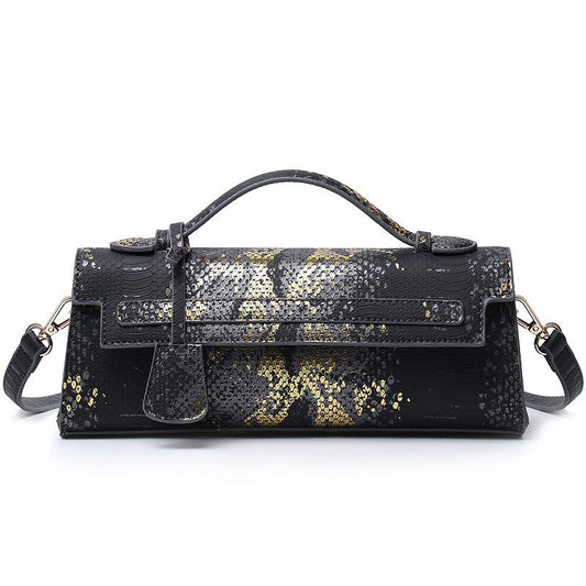 Cross-border hot-selling 2025 new handbags for women Middle East popular snake pattern shoulder bag versatile ladies messenger bag Classy’s