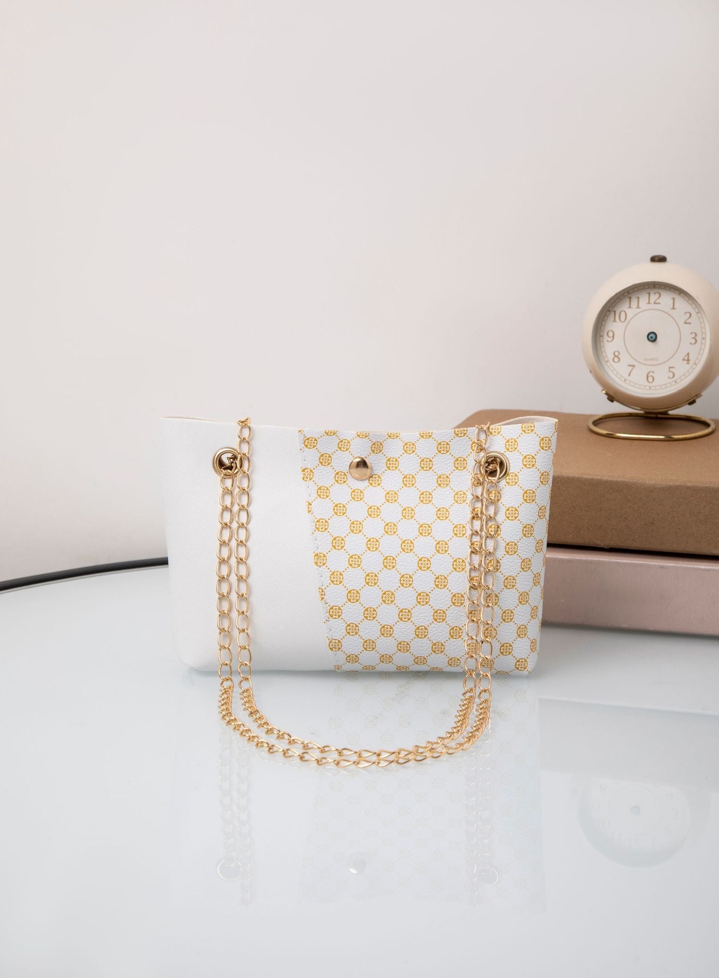 Women's bags 2024 autumn and winter new European and American fashion print bags simple shopping bags shoulder messenger bags handbags Classy’s