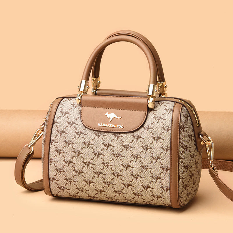 Bags women's bags new 2024 shoulder bags fashion printed handbags women Boston bags women's European and American one piece dropshipping Classy’s