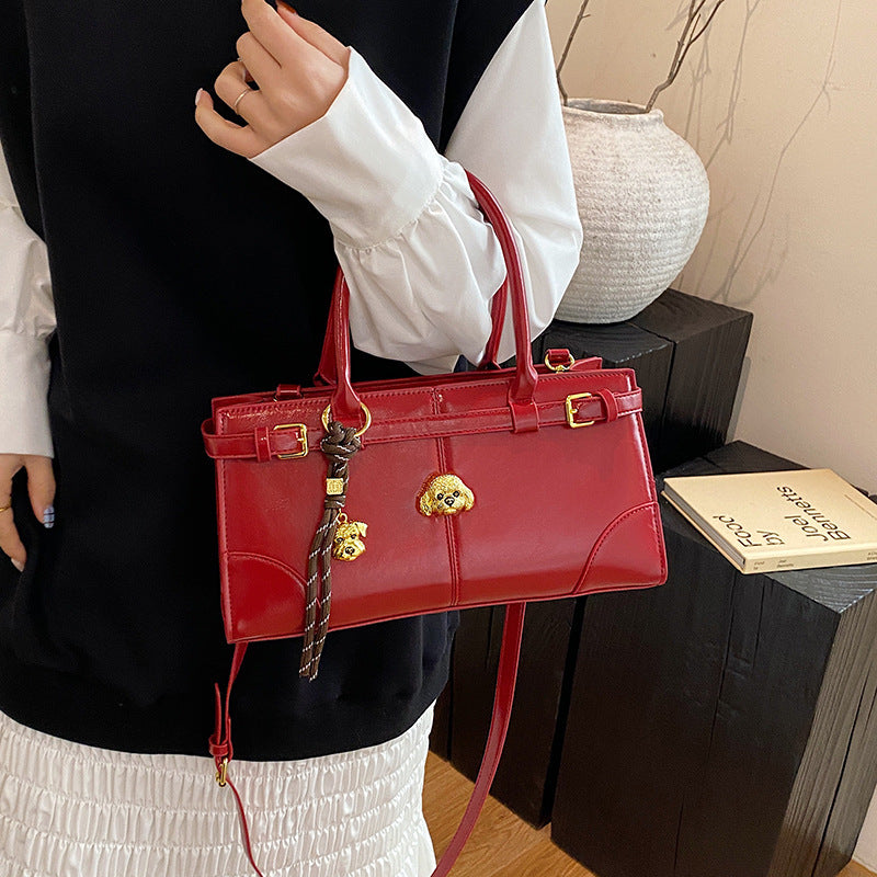 High-quality textured handbags for women 2025 new retro fashion casual shoulder bag Korean style trendy all-match messenger bag Classy’s