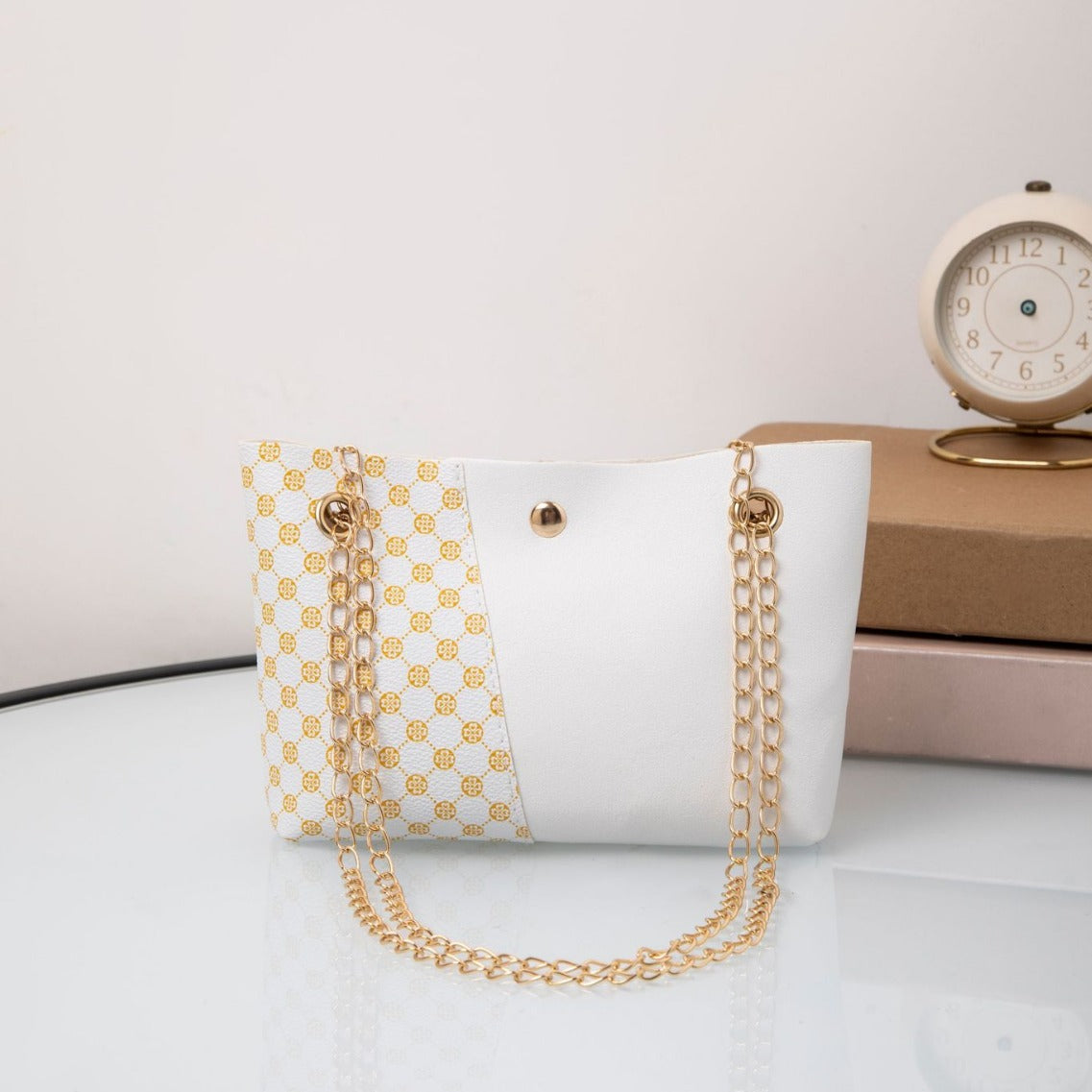 Women's bags 2024 autumn and winter new European and American fashion print bags simple shopping bags shoulder messenger bags handbags Classy’s