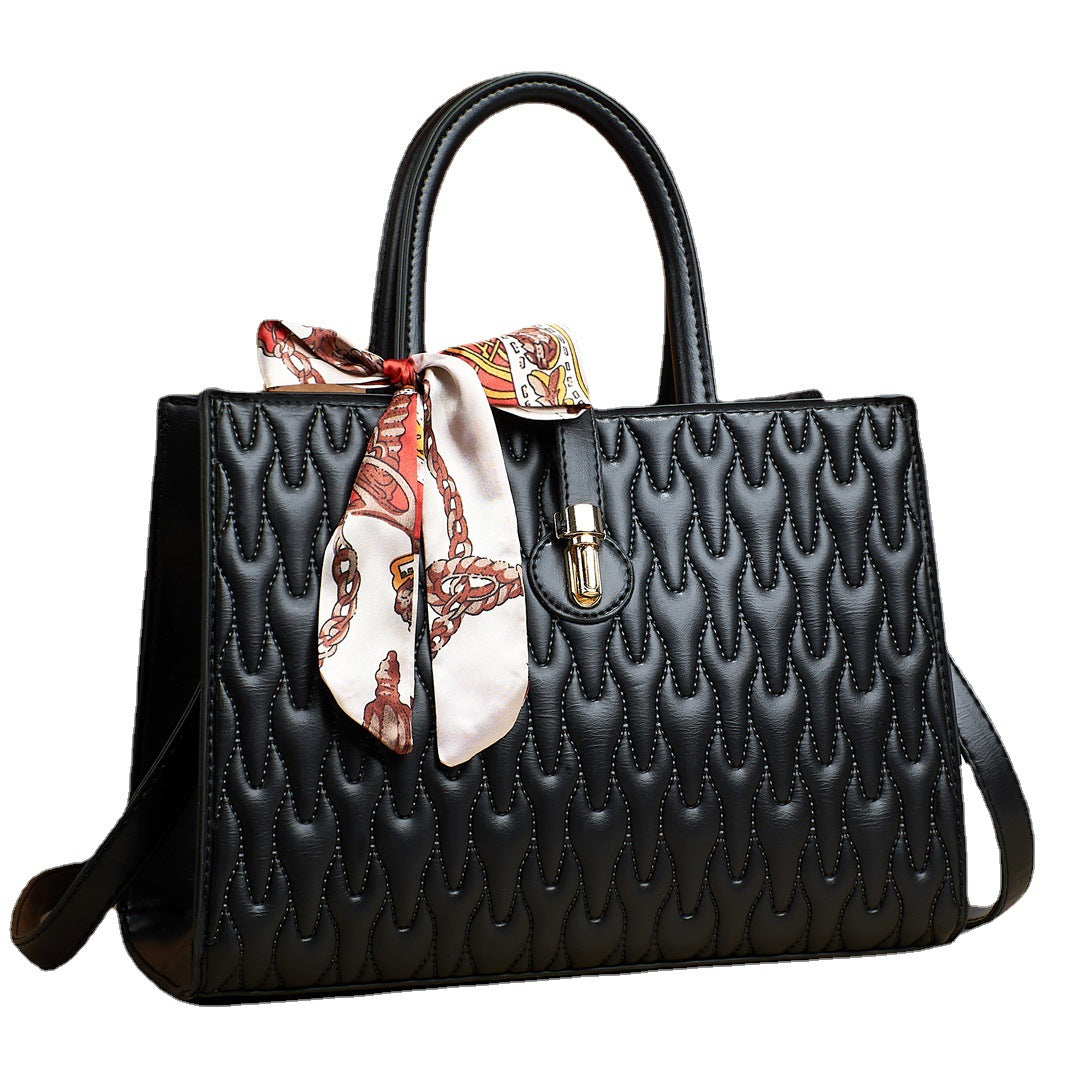 Taizhou women's bags new European and American fashion foreign trade handbags PU bags messenger shoulder bags leisure large bags wholesale Classy’s