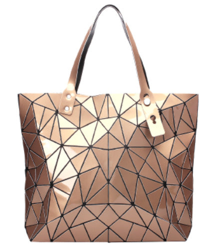 Geometric PU Large Tote Classy’s