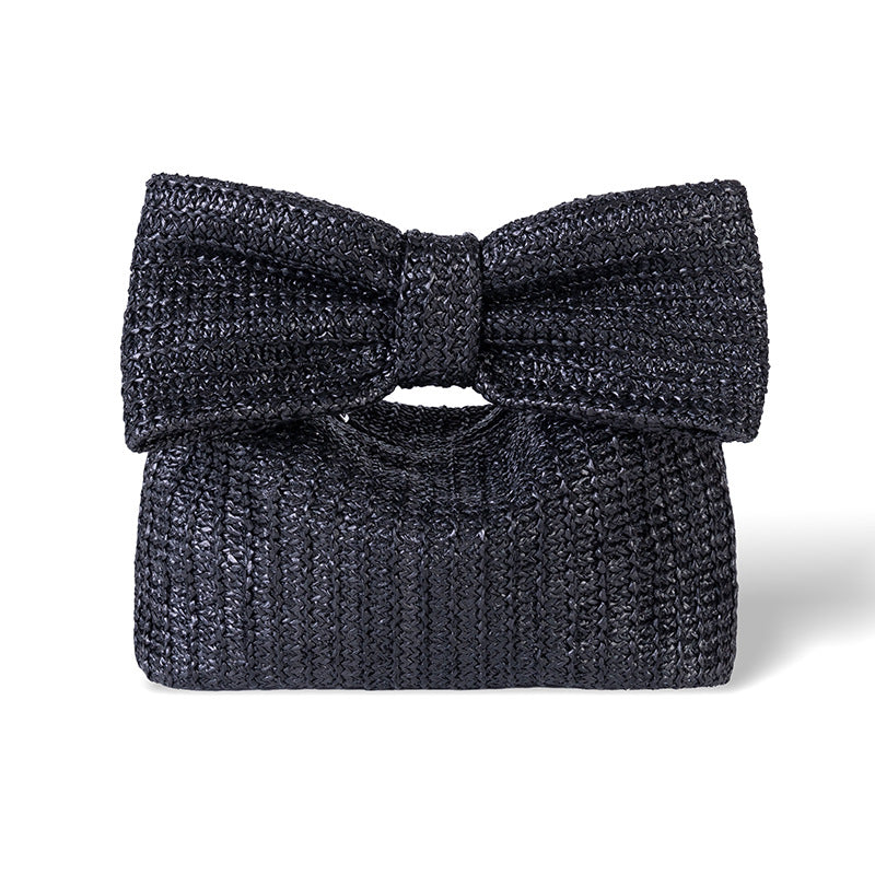 Bags for women 2023 autumn and winter new bow straw handbags cross-border small bags handbags foreign trade women's bags Classy’s