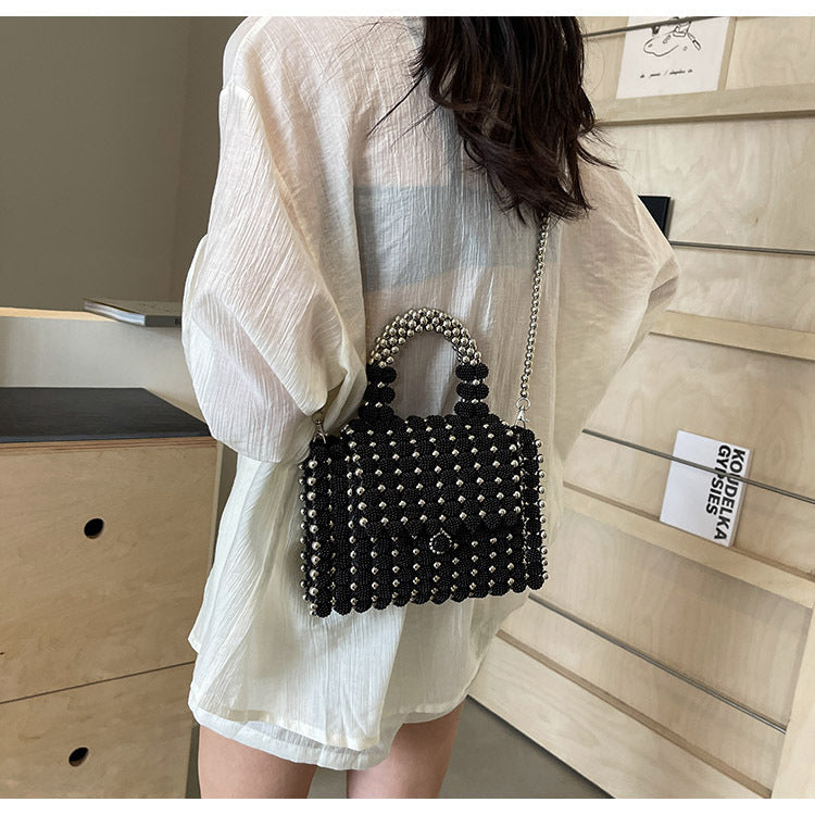 Fashion Beaded Hand-Woven Shoulder Bag Classy’s