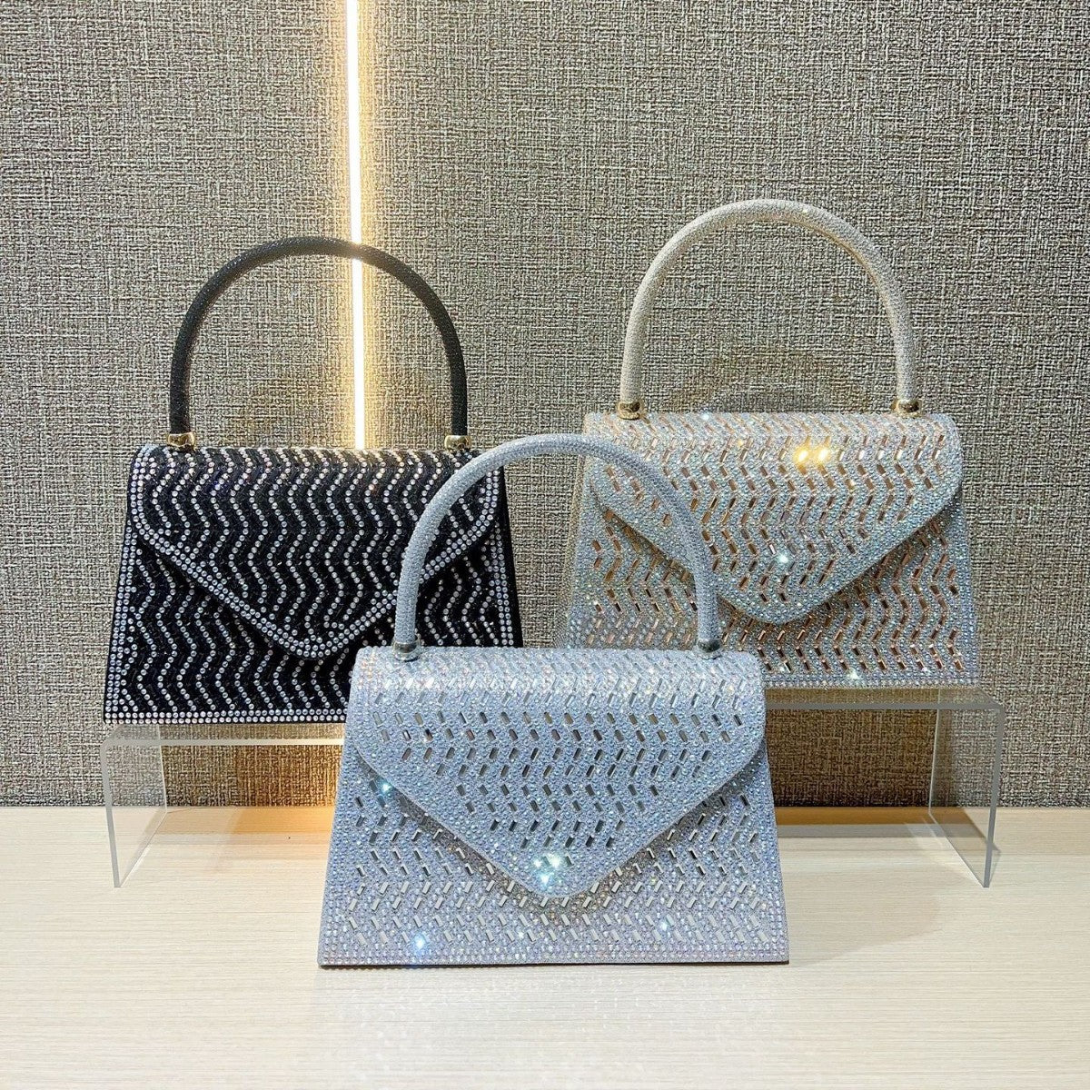 Rhinestone Evening Princess Bag Classy’s