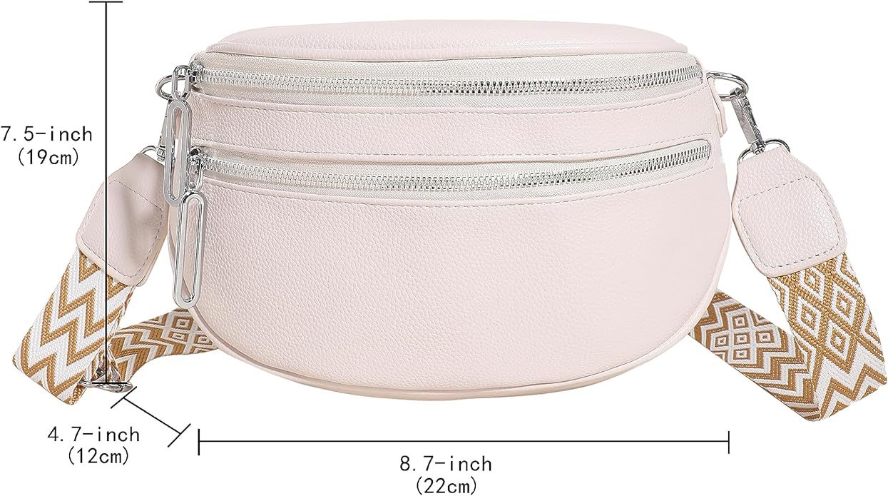 Wide Strap Modern Crossbody Bag Classy’s