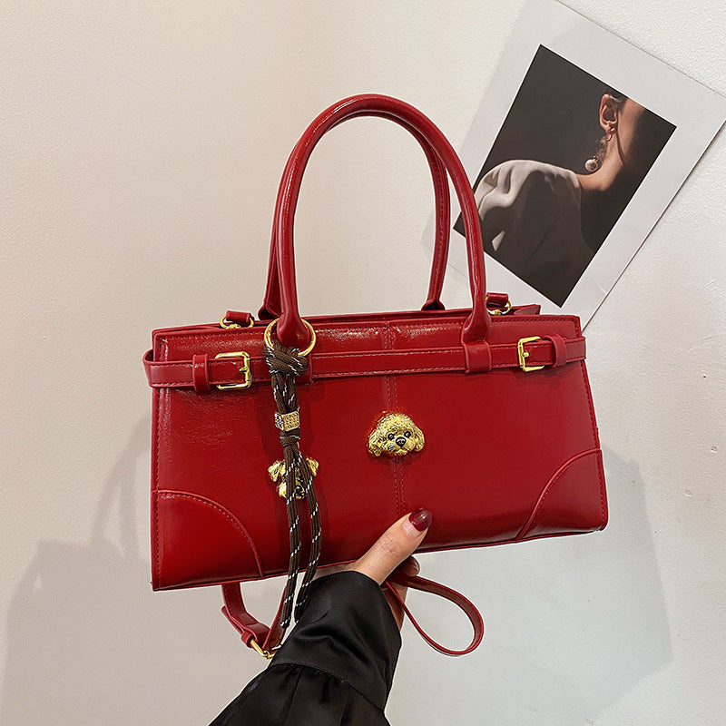 High-quality textured handbags for women 2025 new retro fashion casual shoulder bag Korean style trendy all-match messenger bag Classy’s