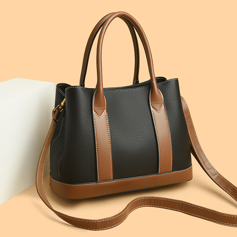 European and American retro handbags for women, new retro large-capacity commuter messenger bag, high-end commuter shoulder bag for women Classy’s