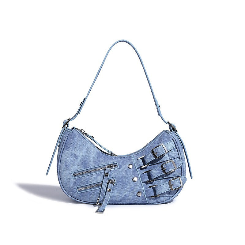 Niche design American retro hottie colorful 2024 new bags for women leather underarm bags shoulder handbags Classy’s
