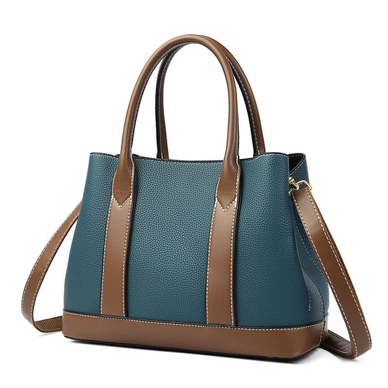 European and American retro handbags for women, new retro large-capacity commuter messenger bag, high-end commuter shoulder bag for women Classy’s