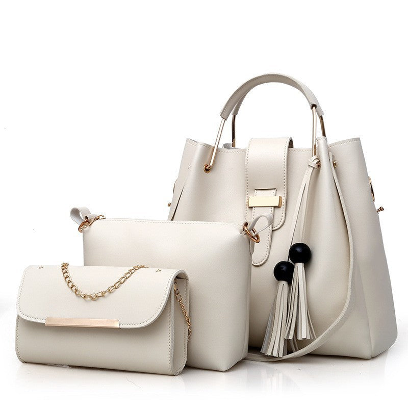 Ladies Fashion Bags 2022 European and American Style Women's Handbags Amazon New Bags Three-piece Women's Bags Classy’s