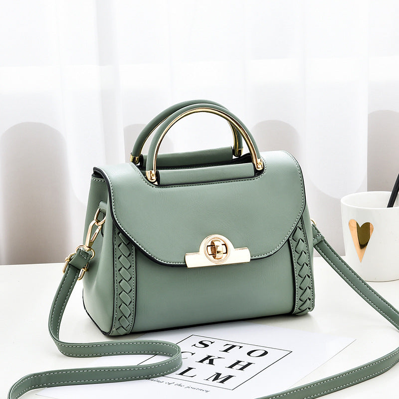 Woven Lock Small Square Bag Classy’s