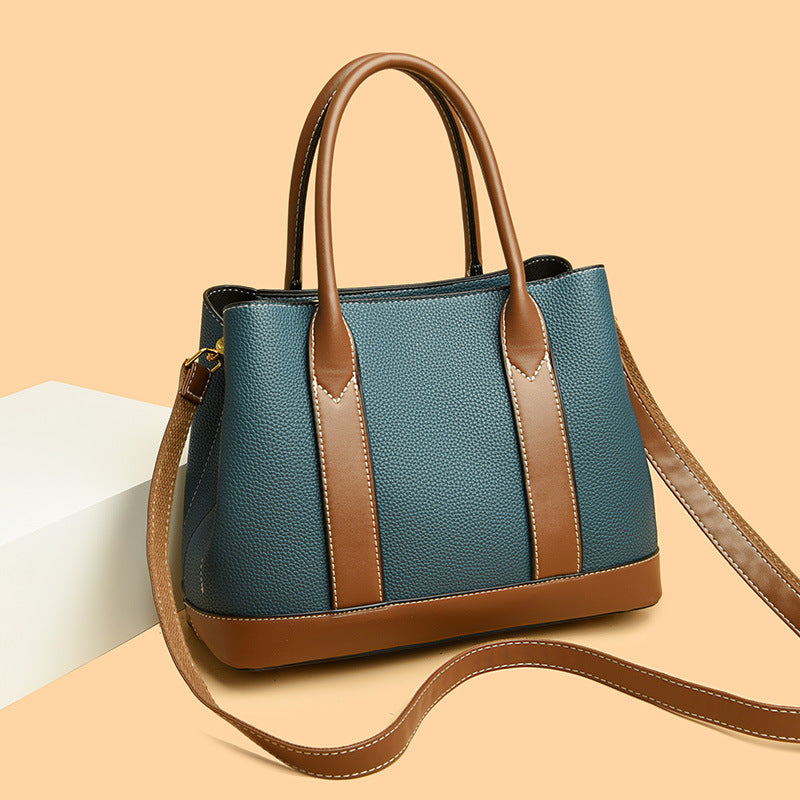 European and American retro handbags for women, new retro large-capacity commuter messenger bag, high-end commuter shoulder bag for women Classy’s