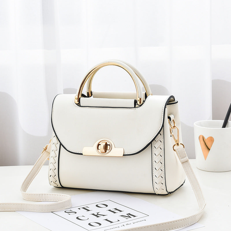 Woven Lock Small Square Bag Classy’s