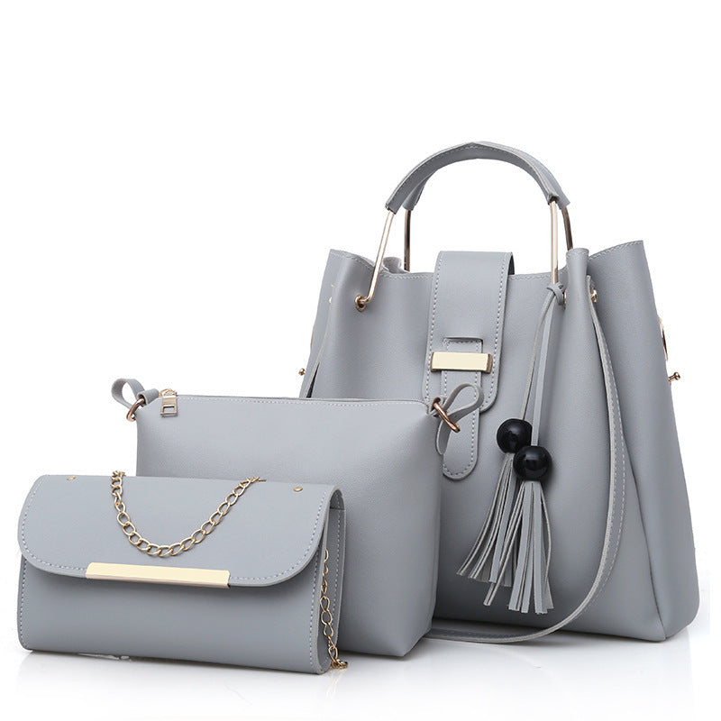 Ladies Fashion Bags 2022 European and American Style Women's Handbags Amazon New Bags Three-piece Women's Bags Classy’s