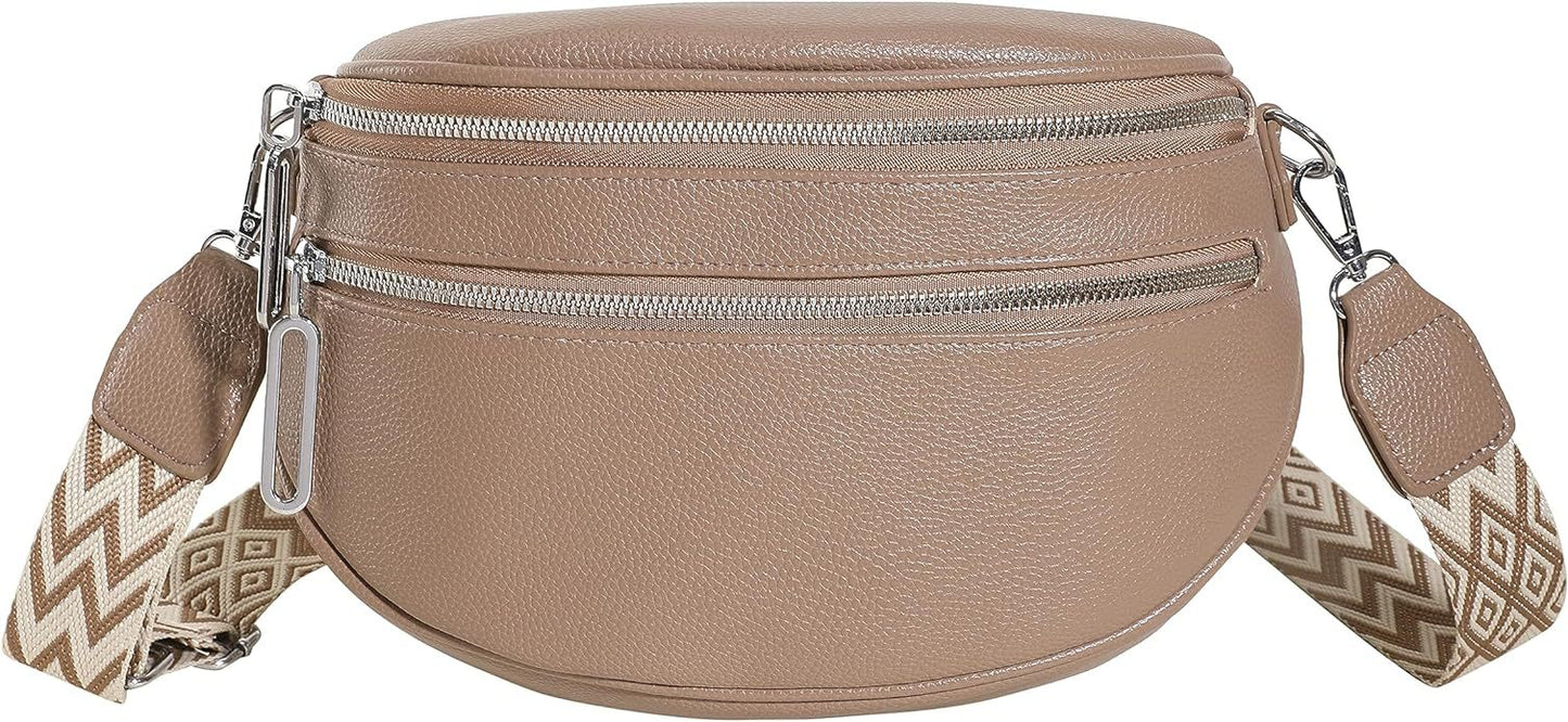 Wide Strap Modern Crossbody Bag Classy’s